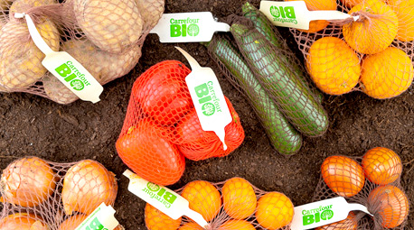 Carrefour elimina el plástico en todas las frutas y verduras BIO